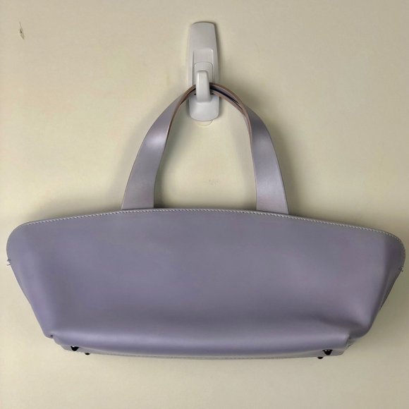 Furla Shimmery Lilac Baguette Style Shoulder Bag with Dust Cover - Picture 7 of 12